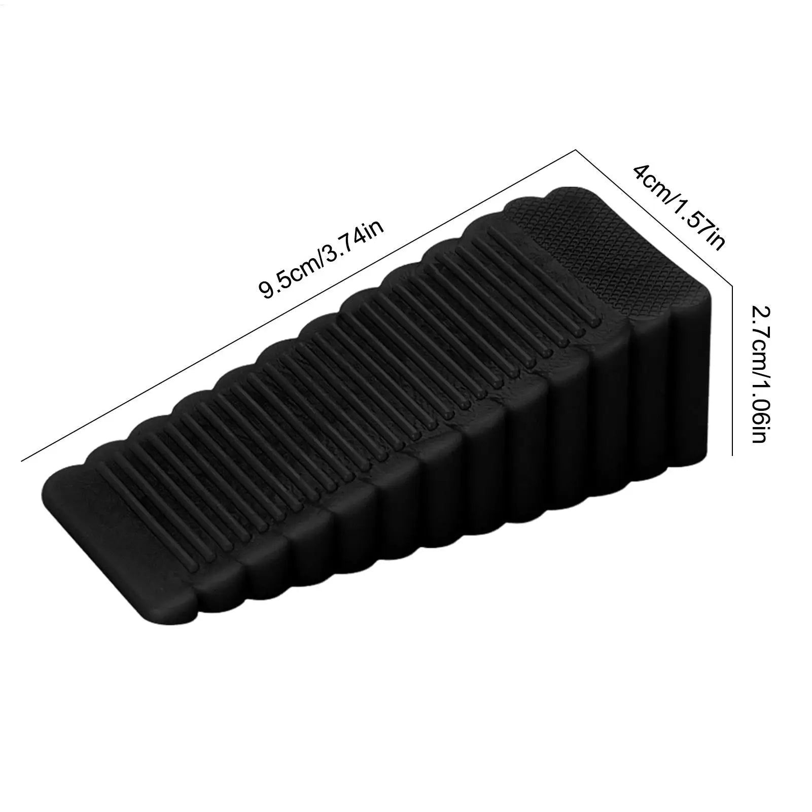Doorstops for Inside Door Floor Door Stopper Wedge Flexible And Non-Scratching Door Holder Smart Stackable Slip-Resistant Design Oasis Select