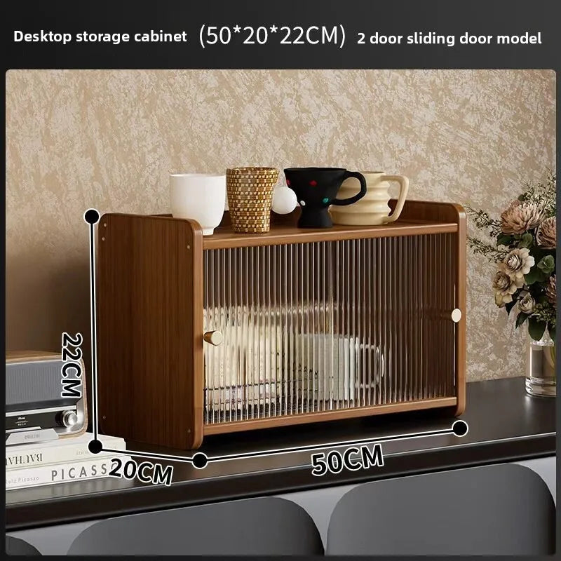 Dining table countertop table water cup tea cup tea set small shelf desktop table coffee cup holder cup storage rack Oasis Select 2 floors 50 long