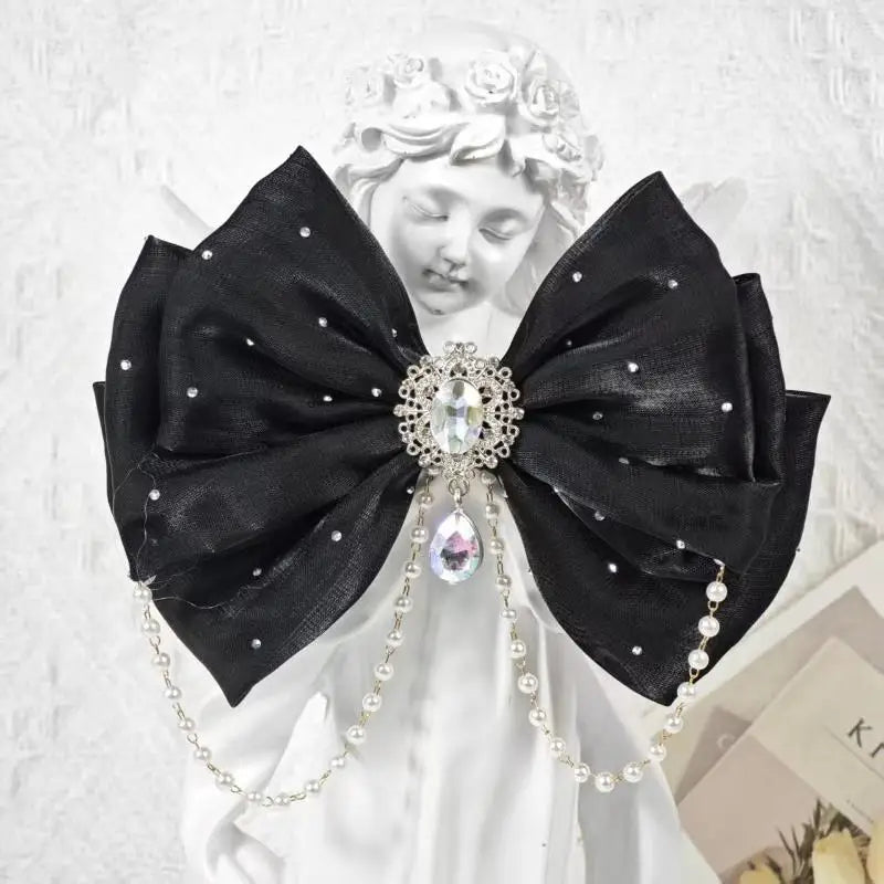 Rhinestone Bow Hair Clip for Girls – Princess Party Accessory Girls Hair Clip Oasis Select A12