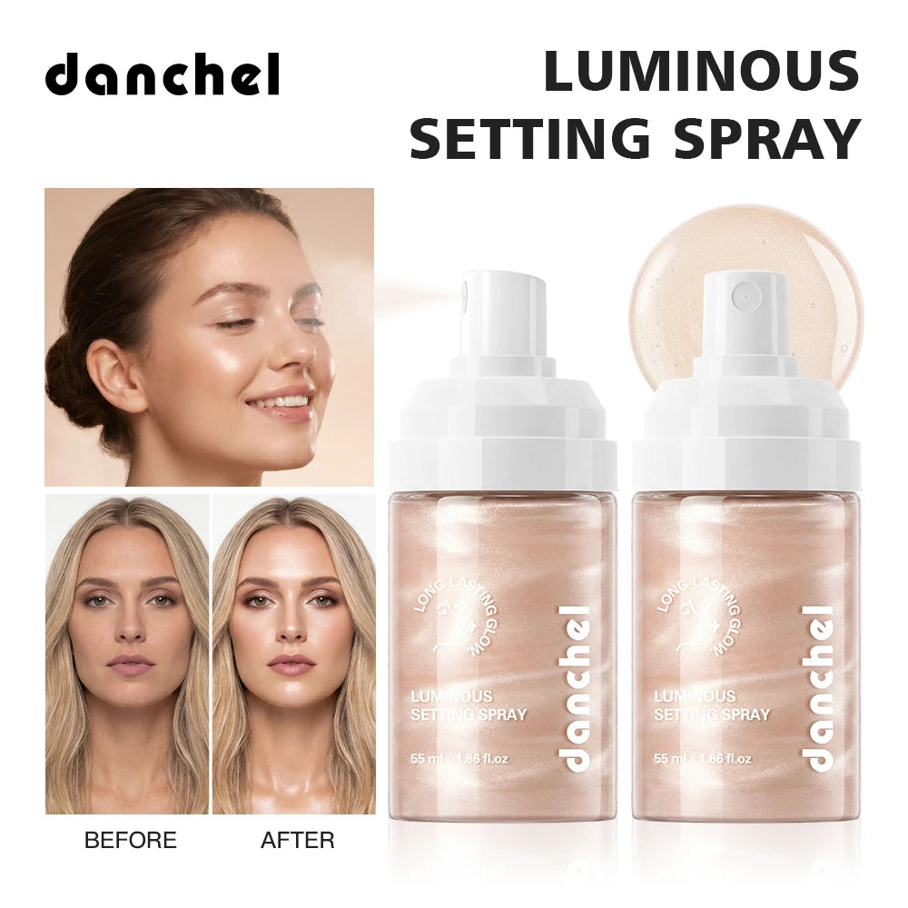 Luminous Setting Spray Smudge-resistant Quick-drying Non-sticky Long Lasting Locks Makeup Luminous Dewy Finish Setting Spray Oasis Select