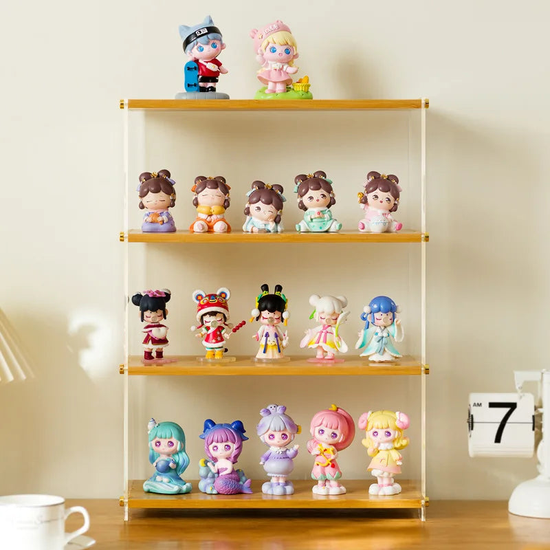 Blind Box Storage Display Rack Lego Figure Shelf Transparent Arrangement Cabinet Acrylic POP MART Display Box Layered Rack Oasis Select