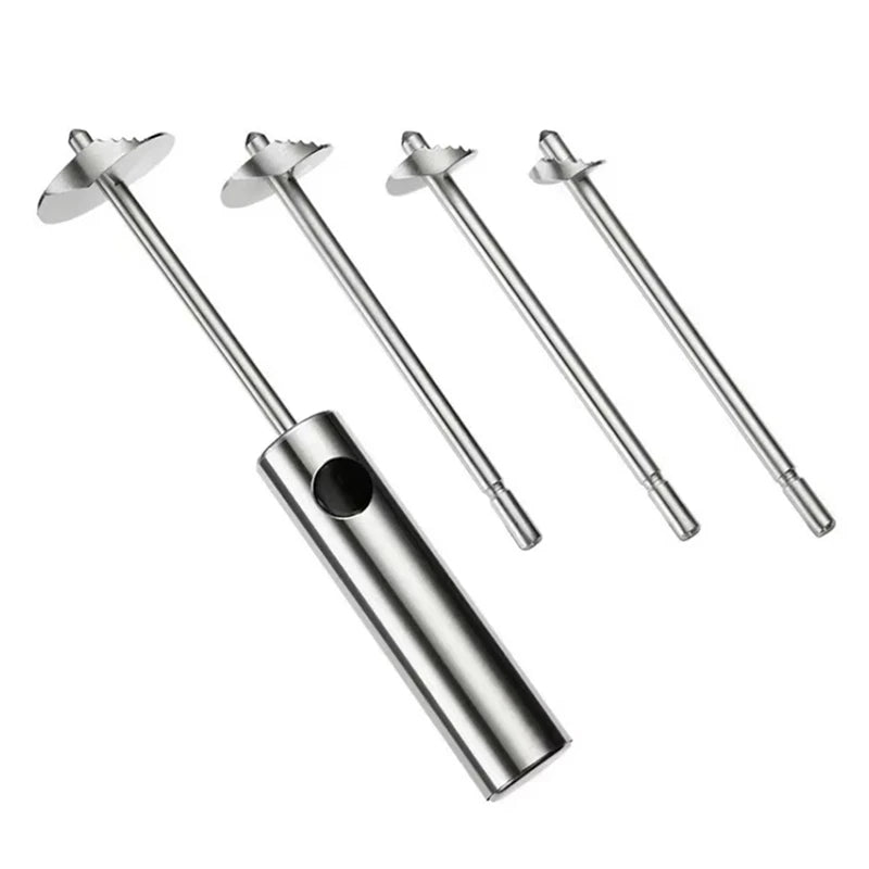 WISH 4 Pack Vegetable And Fruit Coreer Vegetable Cutter Vegetable And Fruit Coreer Spiral Coreer Fruit Coreer Tool Oasis Select Silver