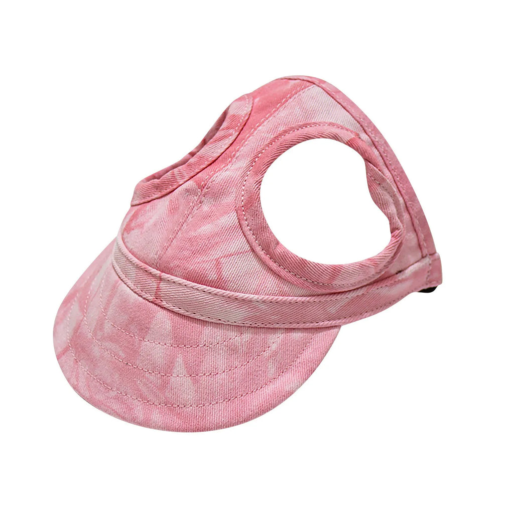 Pet Dog Caps Small Puppy Pets Summer Solid Oxford Cap Dog Baseball Visor Hat Outdoor Accessories Sunscreen Bonnet Cap Chihuahua Oasis Select H L