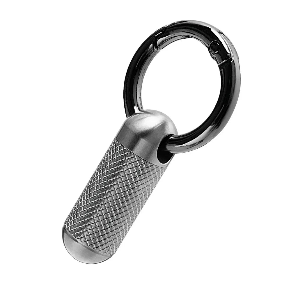 Sealed Design Pure Titanium Pill Box Keyring Attachment Ultra-light Weight Portable Pill Organizer Waterproof Anti-Rust Oasis Select Titanium Flower