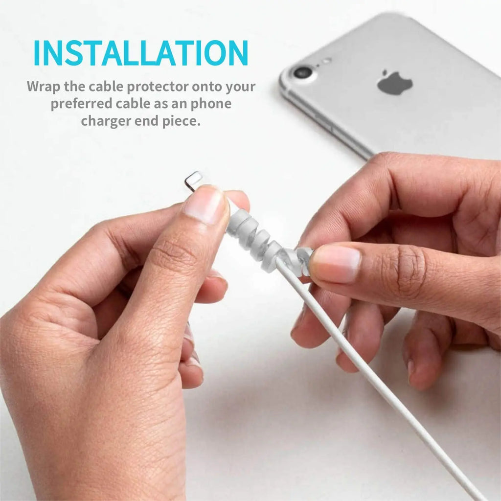 Charging Cable Protector For Phones Cable holder Ties cable winder Clip For Mouse USB Charger Cord management cable organizer Oasis Select