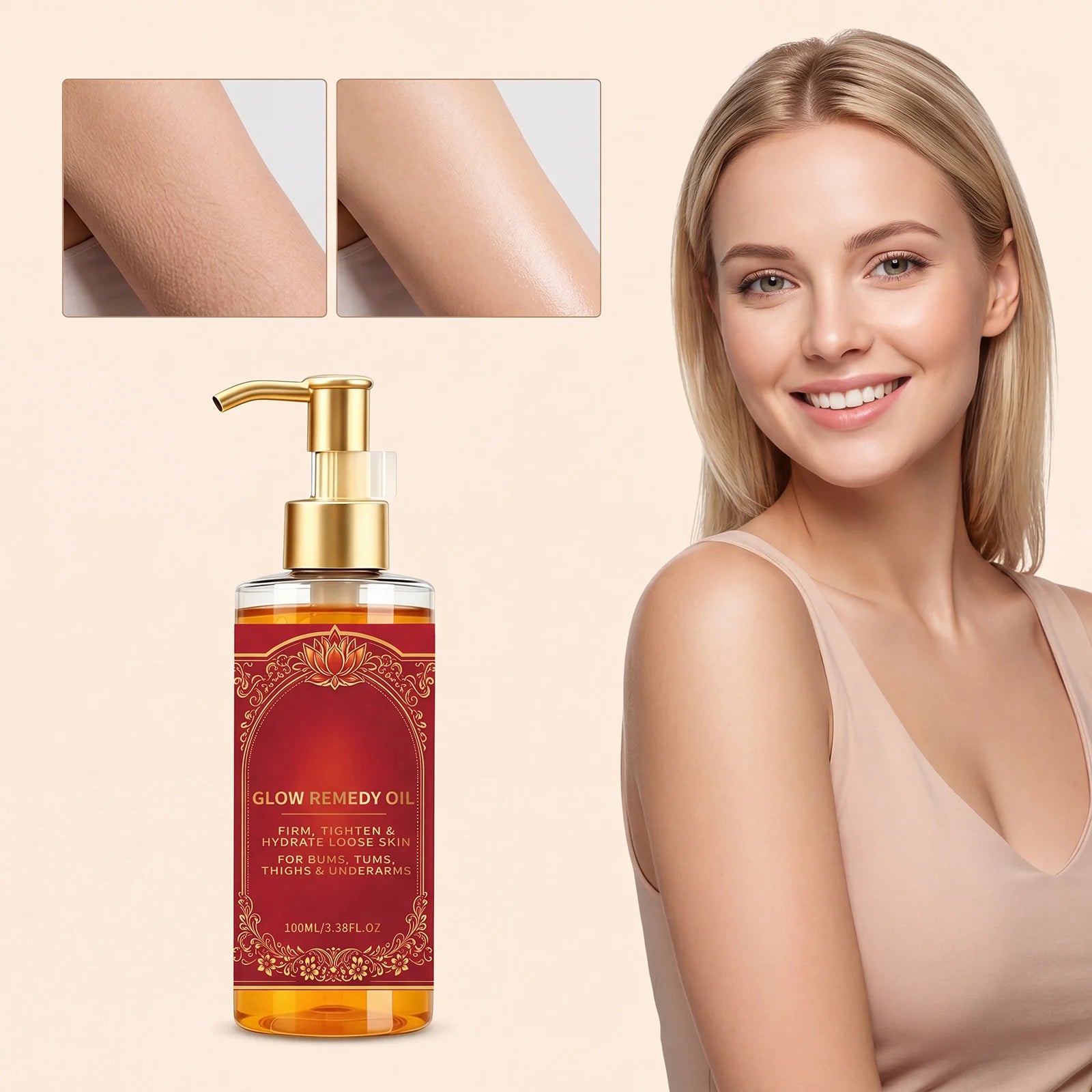 Hydrating Body Care Oil – Silky Smooth & Brightening 100ml Body Moisturising Oil Oasis Select