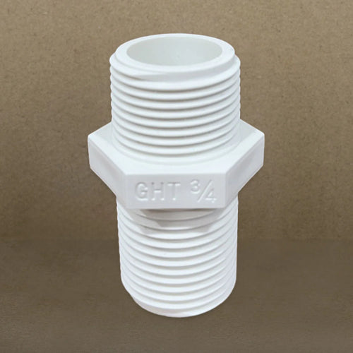 10pcs American standard 3/4NPT × 3/4GHT water supply pipe with double threaded PVC pipe joint adapter Oasis Select