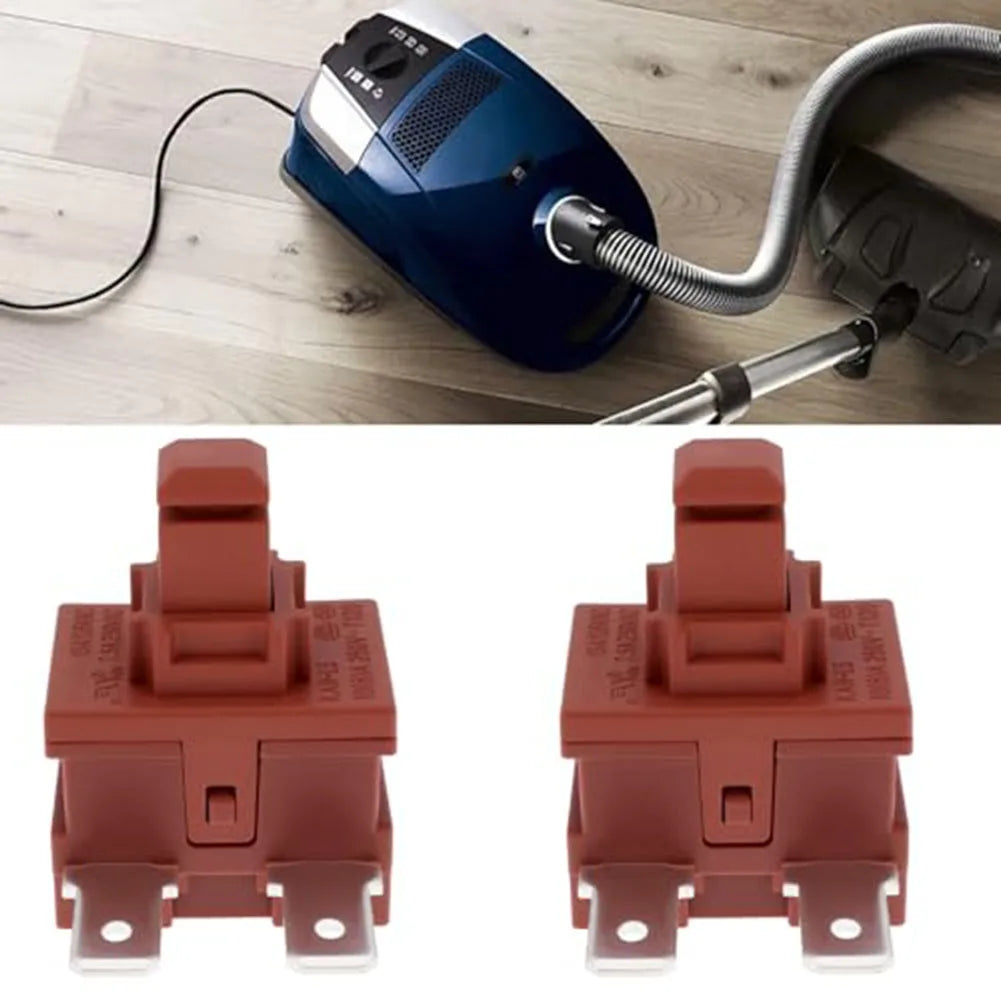 2pcs Power Switch Push Button Switch On-Off Power Button Switch Self-locking Switch For Miele C1 C2 C3 Vacuum Cleaner Oasis Select