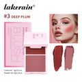 Cream&Powder Blush Palette Natural Long-lasting High Pigment Blush Makeup Contour Powder Beauty Peach Pink Korean Makeup Blush Oasis Select 3 Deep Plum