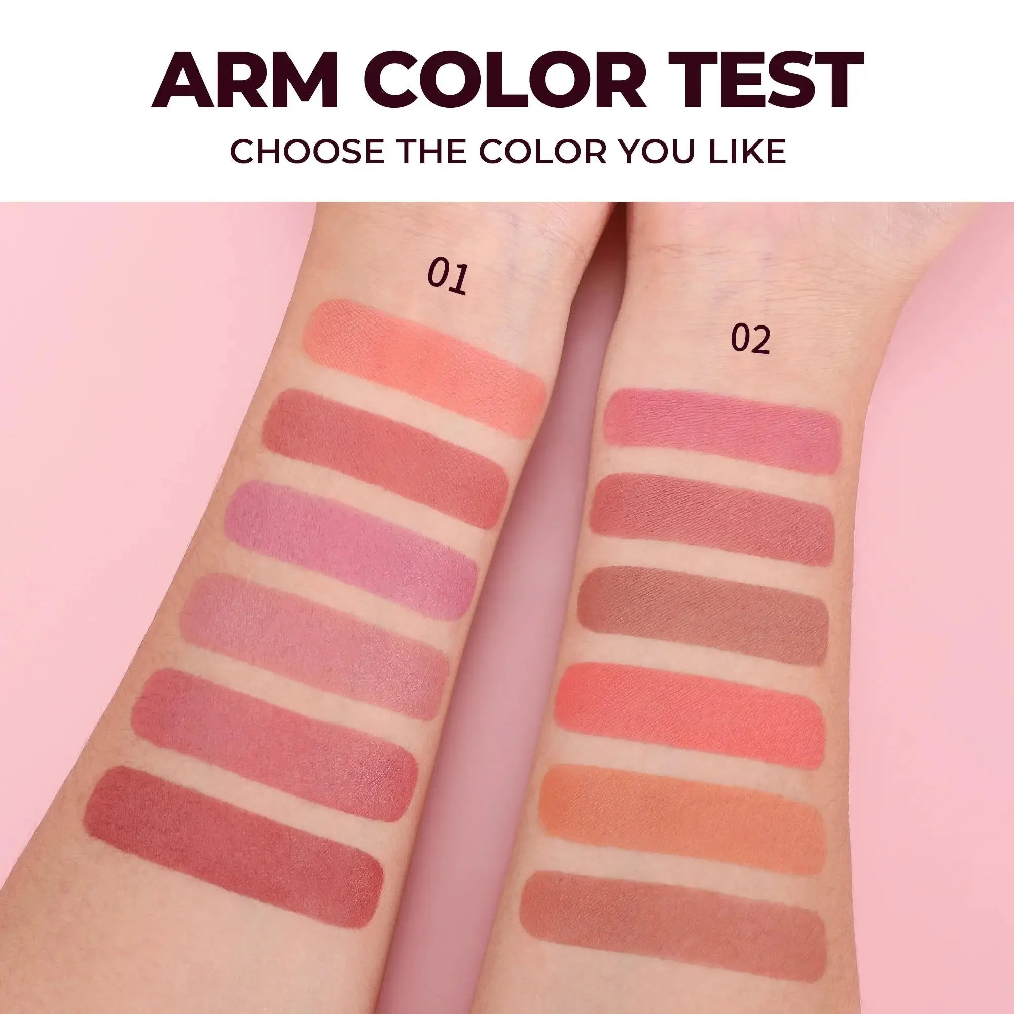Handaiyan Long-Wear Blush Palette – Velvet Finish & Buildable Color