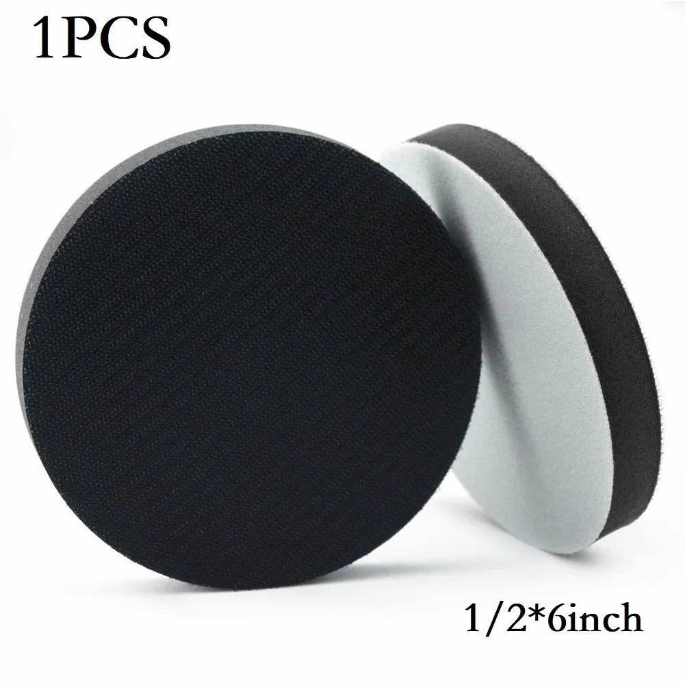 1pc 5/6/7inch Soft Density Interface Pads Hook And Loop Sponge Cushion Buffer Backing Pad Power Tools Parts Oasis Select 6inch