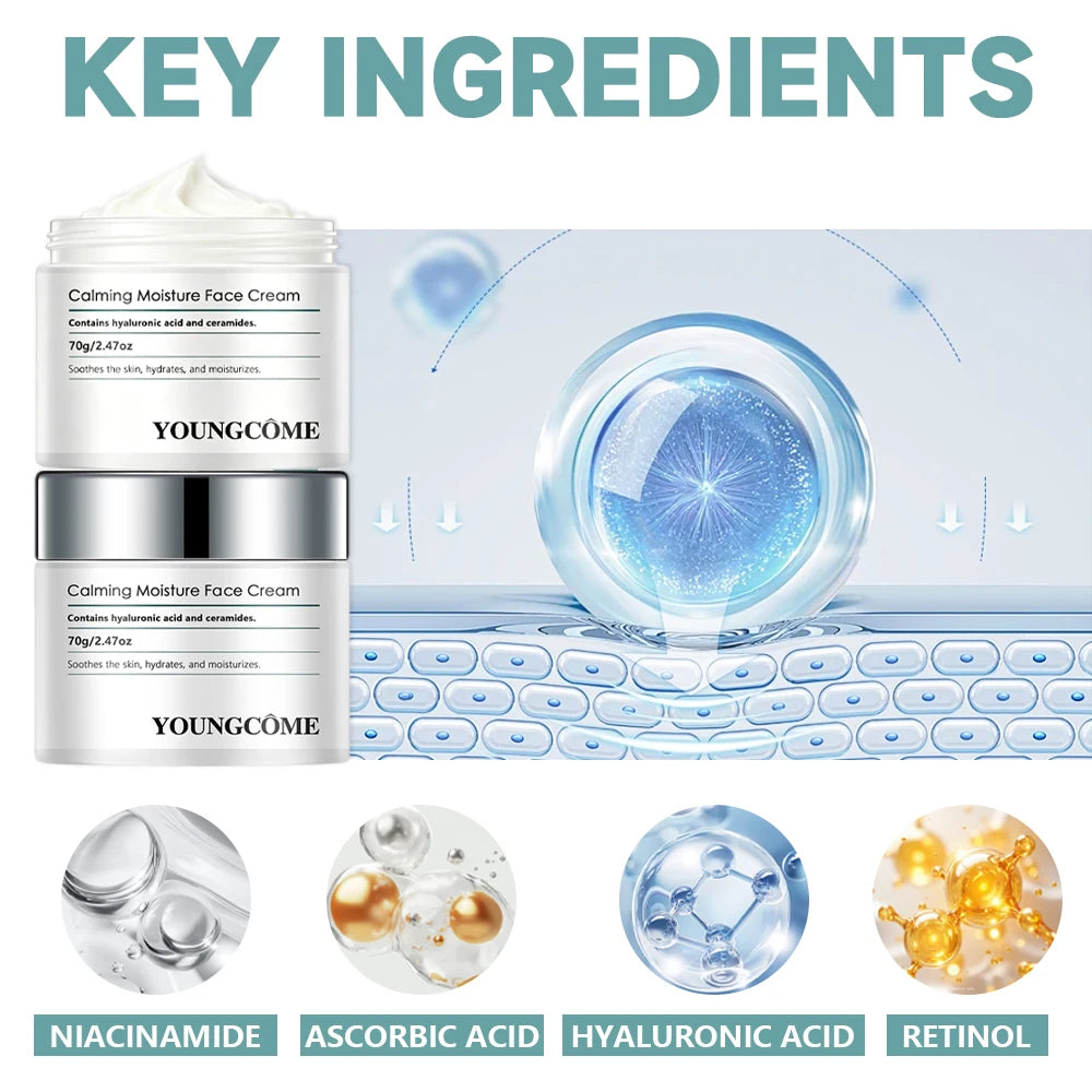 Hydrating Face Cream – Hyaluronic Acid & Ceramides | 40/70g