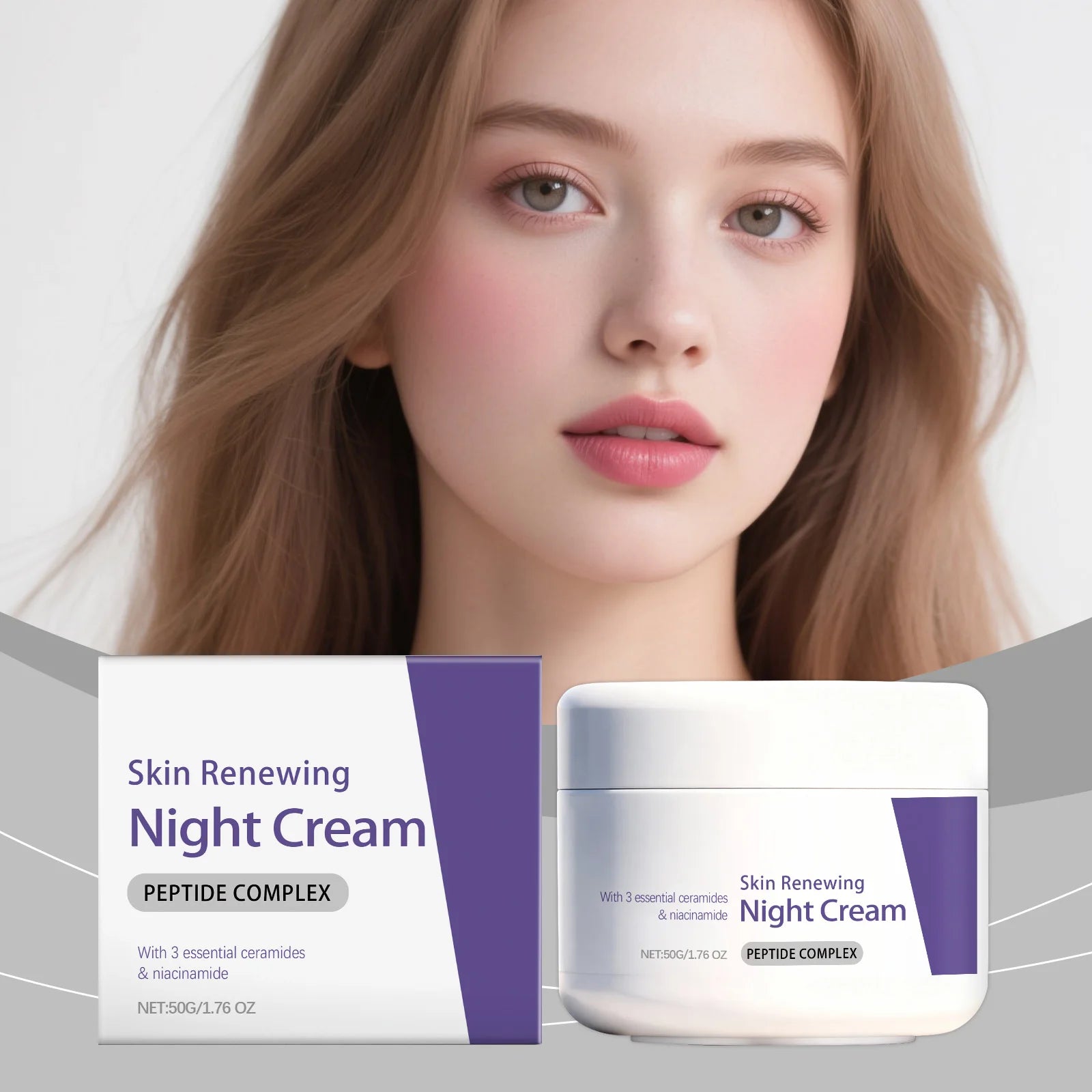 Niacinamide Brighten Night Cream Improve Dullness Inhibit Melanin Production Shrink Pores Deeply Nourish Skin Moisturizing Cream Oasis Select