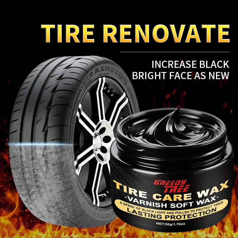Tire Black Renovation Cream – Tyre Gloss & Plastic Restorer