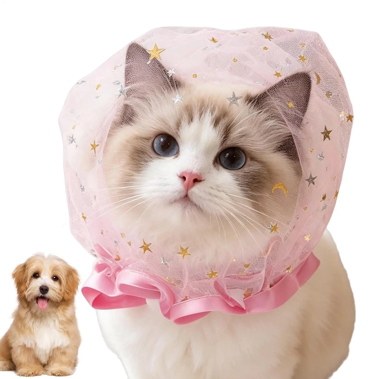 1PC Pet Mesh Head Cover for Dogs Anti-Eating Stray Headgear Breathable Portable Outdoor Walking Muzzle Sleeve Pet supplies Oasis Select