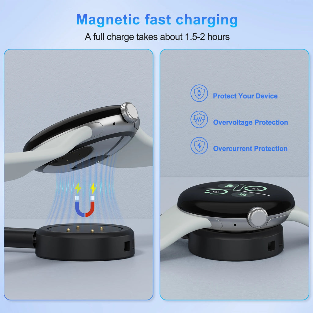 Fast Charging Dock for Google Pixel Watch 3, 3XL & 2 + Lanyard Smartwatch Charging Dock Oasis Select
