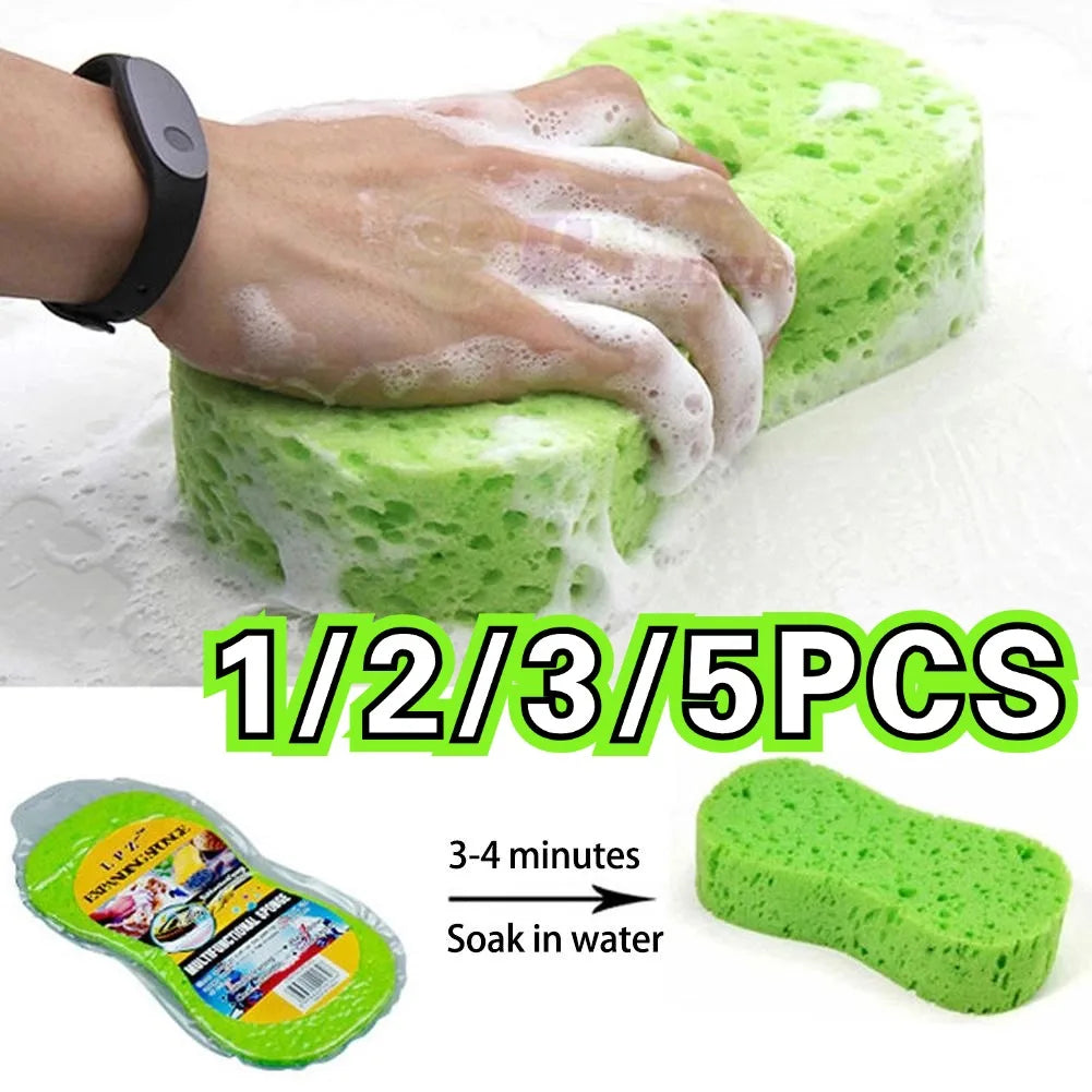 Honeycomb Car Wash Sponge Set – 5-Piece Auto Detailing Foam Car Wash Sponge Oasis Select