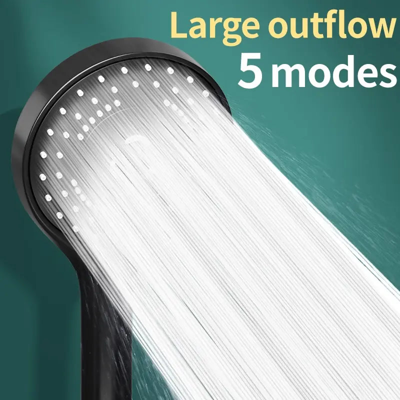 Shower Head High Pressure 5 Modes Adjustable High Pressure Water Saving Shower Head Bathroom Accessories Oasis Select