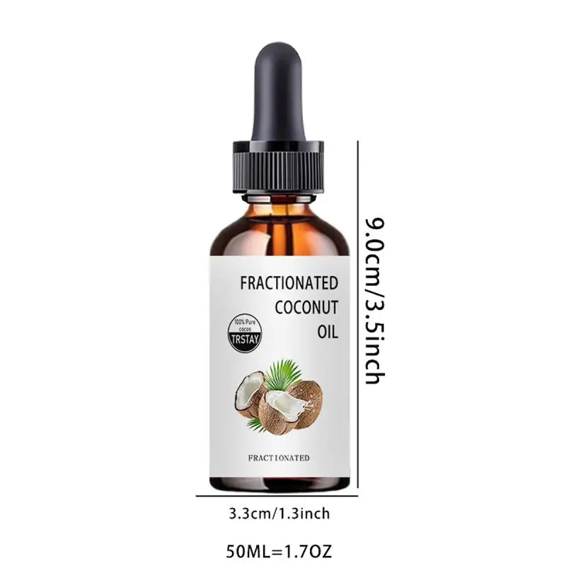 TRSTAY 100% Pure Fractionated Coconut Oil – Skin & Hair Care