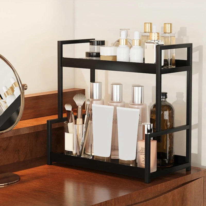 Toilet Shelf Wash Counter Cosmetics Storage Box Bathroom Dresser Perfume Skin Care Products Storage Shelf Oasis Select