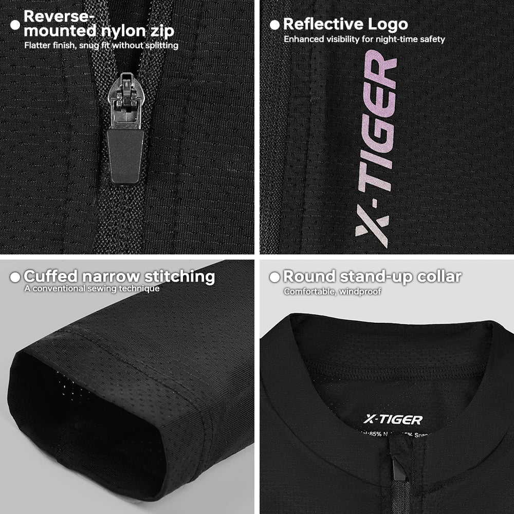 X-TIGER Women's Pro Long Cycling Jersey Autumn Road Bike Jersey UV Protective MTB Bicycle Clothing Breathable Cycling Jersey Oasis Select