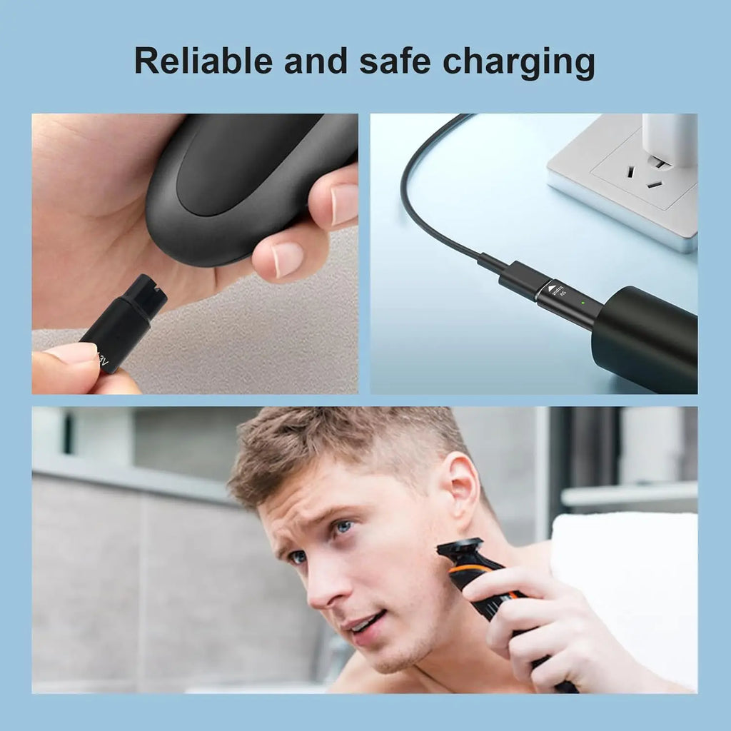 Type-C Adapter for Philips OneBlade QP2520 QP2515 QP2620 Charger Shaver Charging Adapter Oasis Select