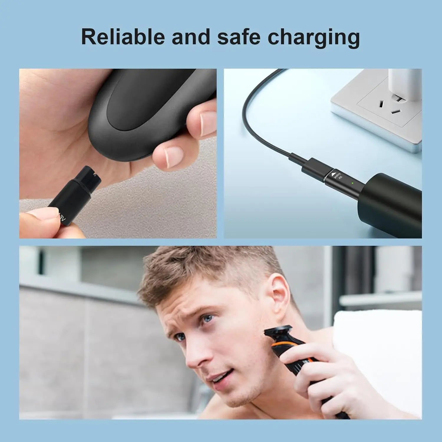 Type-C Adapter for Philips OneBlade QP2520 QP2515 QP2620 Charger Shaver Charging Adapter Oasis Select