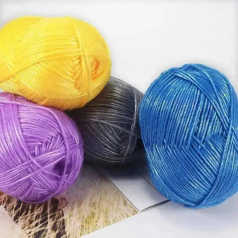 100g Metallic Hand knitting Yarn Crocheting silk acrylic Yarn to knit sweater blanket hat line Crocheting bag slipper Thread Oasis Select
