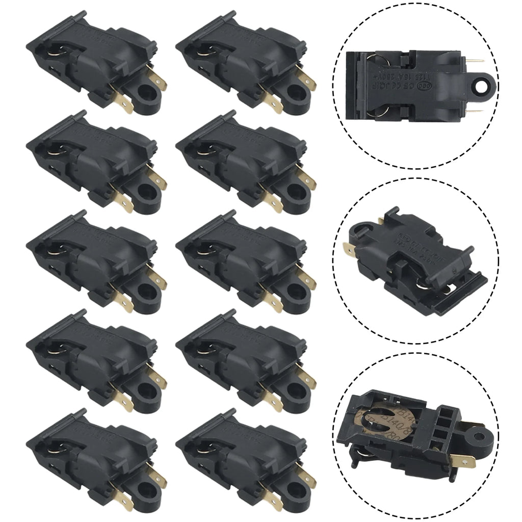 10pcs Electric Kettle Switch Thermostat Temperature Control XE-3 JB-01E 16A Thermostat Switch Kettles Pressure Jump Switch Oasis Select