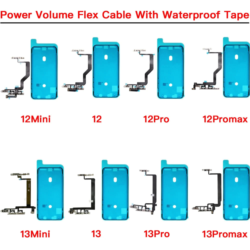 Power & Volume Button Flex Cable for iPhone 12 & 13 Series