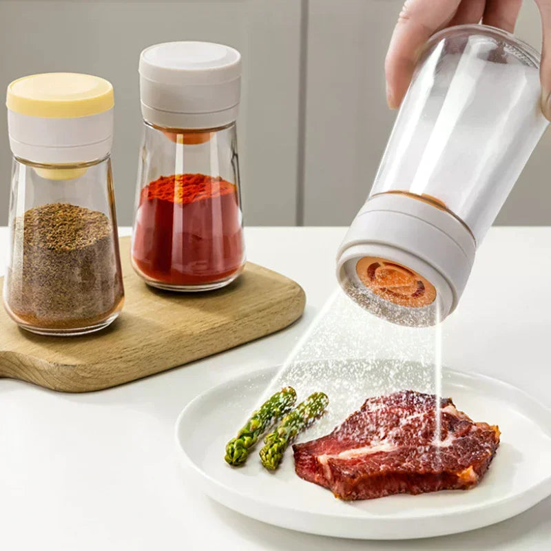 Glass Salt Dispenser | Measuring Shaker & Moisture-Proof Design