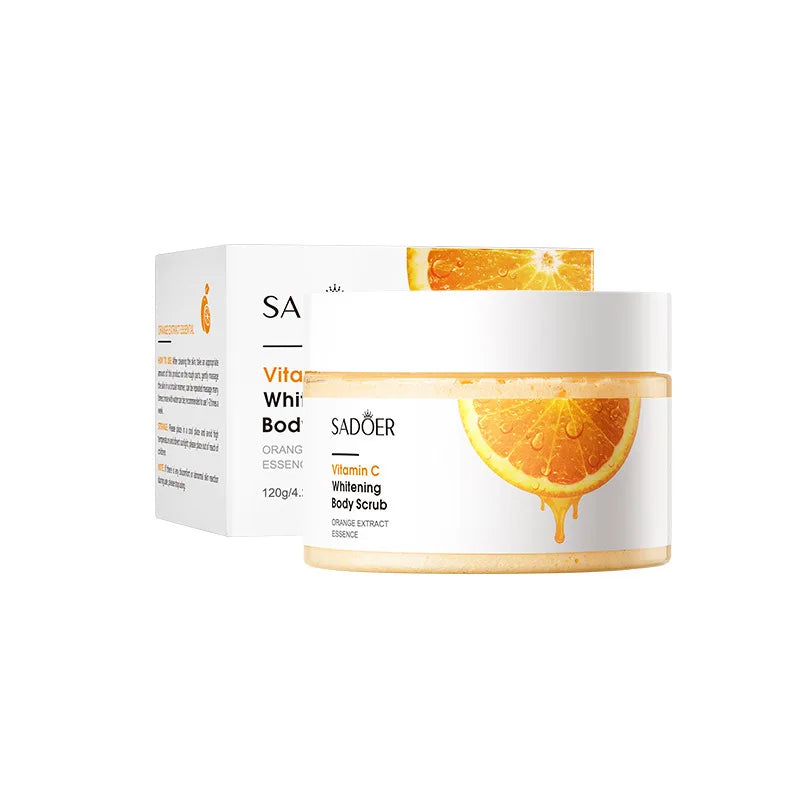 SADOER Vitamin C Body Scrub – Brightening Exfoliating Cream Body Exfoliating Scrub Oasis Select