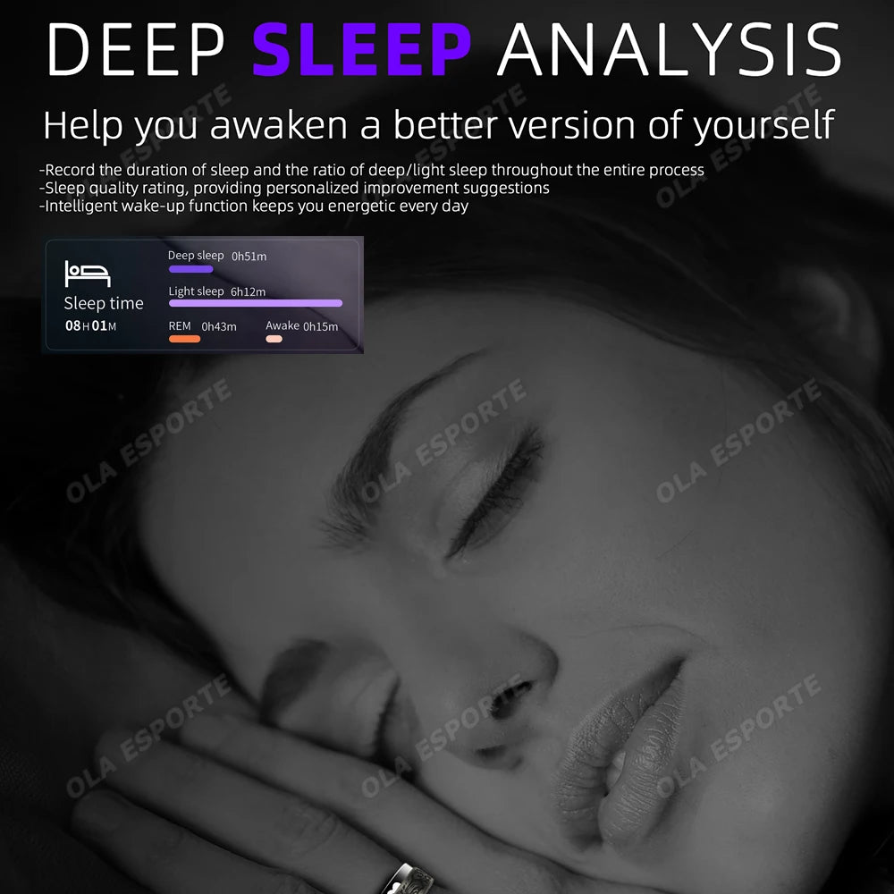 Smart Ring – Heart Rate, SpO2 & Sleep Monitor | IP68 Waterproof