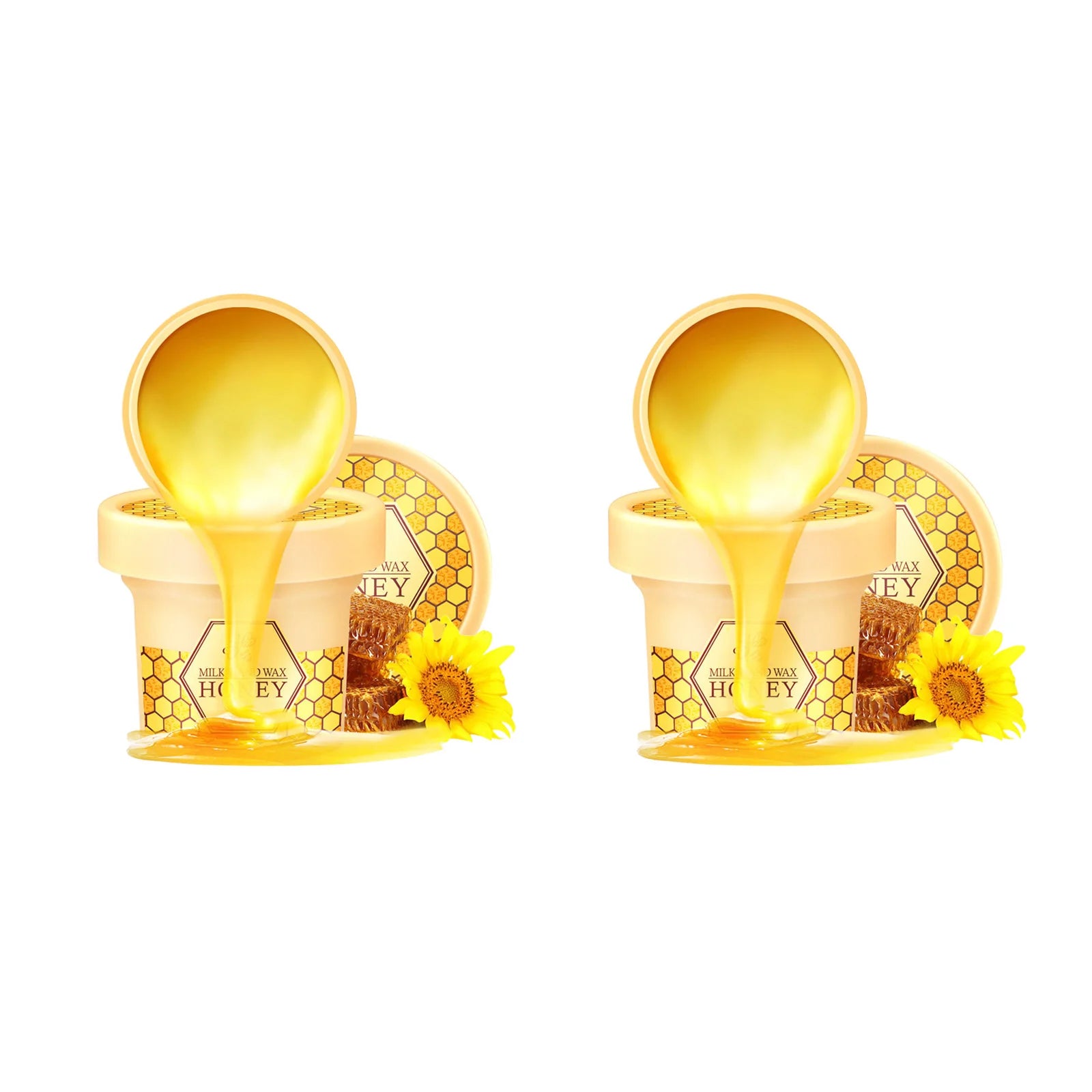 Milk & Honey Hand Wax Peel-Off Mask – Exfoliate & Moisturize Hand Wax Peel Mask Oasis Select 2 x 120g Boxed