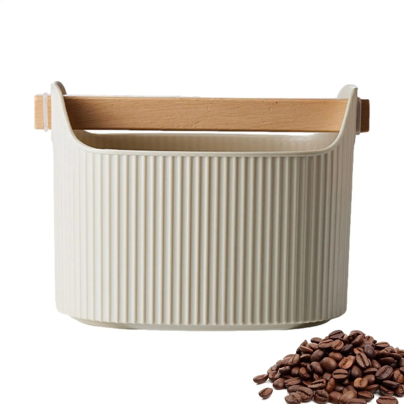 Shock-Absorbent Coffee Knock Box Espresso Dump Bin Removable Espresso Bucket 1300ml Shock-Absorbent Non-slip Grind Waste Bin Oasis Select