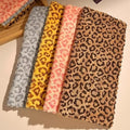 4pcs Leopard Print Cloths for Household Use, Absorbent and Non Shedding Coral Fleece Towels, Kitchen Dishwashing Cleaning cloth Oasis Select MULTI 4pcs