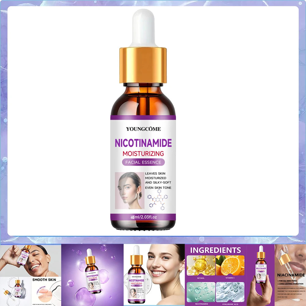 YOUNGCOME 24K Gold Niacinamide Face Serum | Hyaluronic Acid