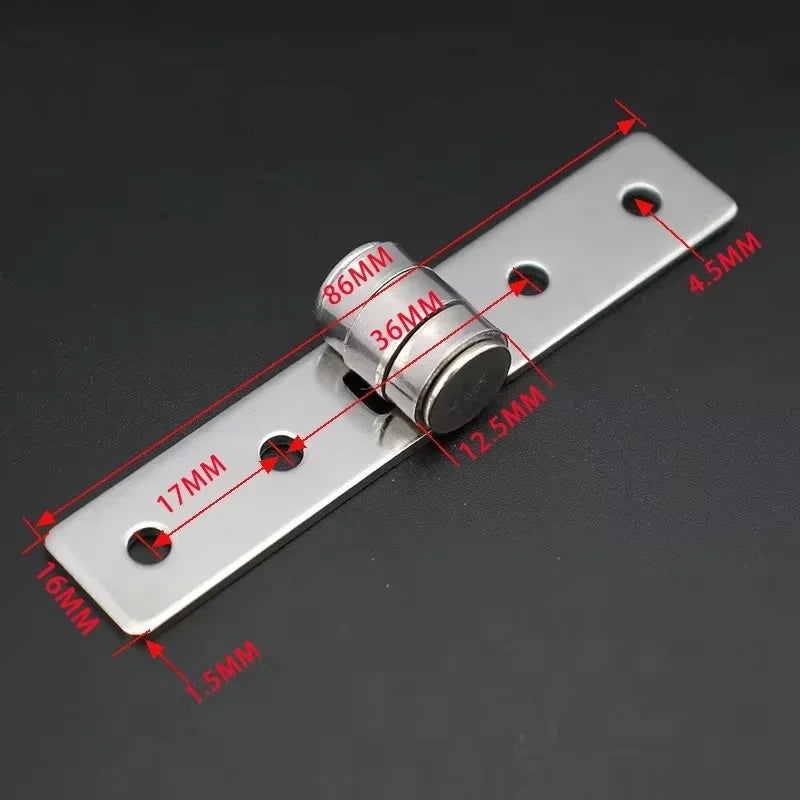 2PCS Stainless Steel Nothing Frame Hinge Mechanical Equipment Hinge Heavy-duty Industrial Flat Folding Gemel Furniture Hardware Oasis Select