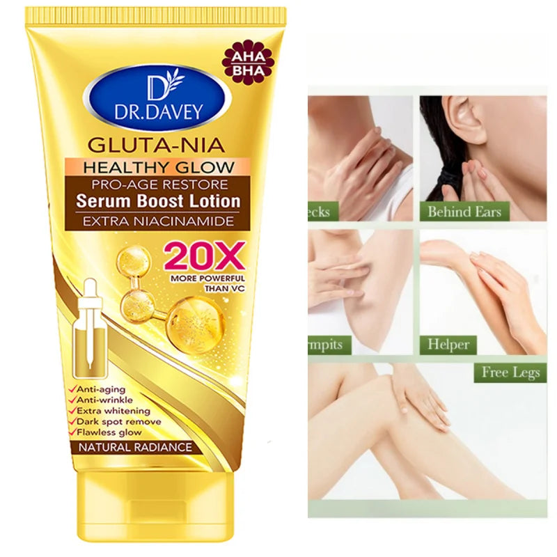 DR.DAVEY Gluta-Nia Body Lotion 300ml | Moisturizing Cream