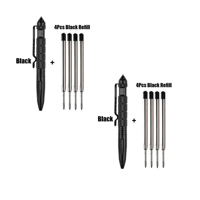1 Metal Military Tactical Pen School Student Ballpoint Pens Emergency