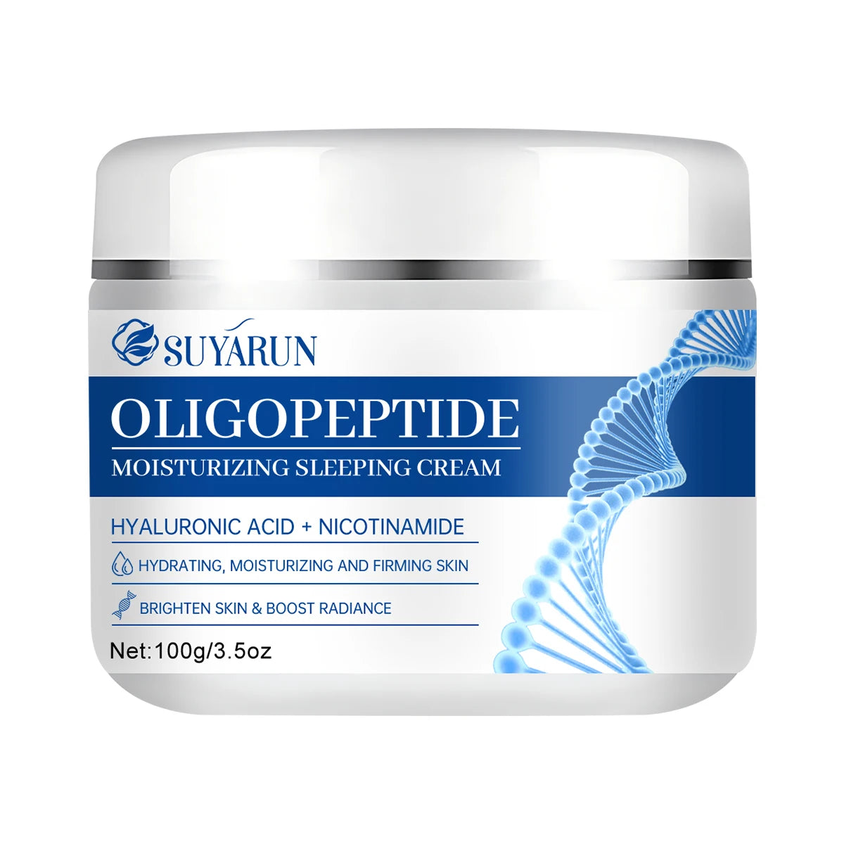 SUYARUN Oligopeptide Sleeping Cream – Night Moisturizer Night Sleeping Cream Oasis Select 100g