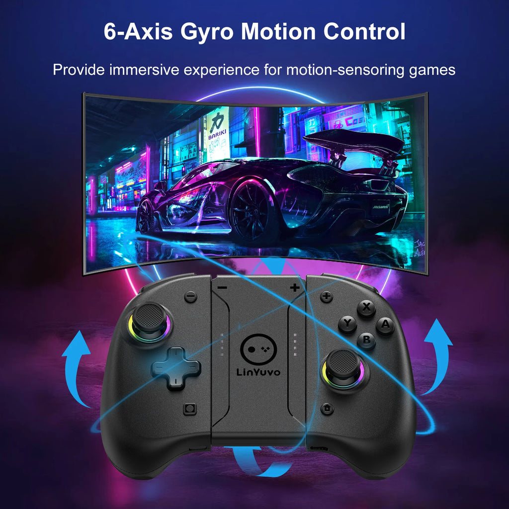 AyeBeau Nintendo Switch Wireless Controller – Hall Effect Gamepad