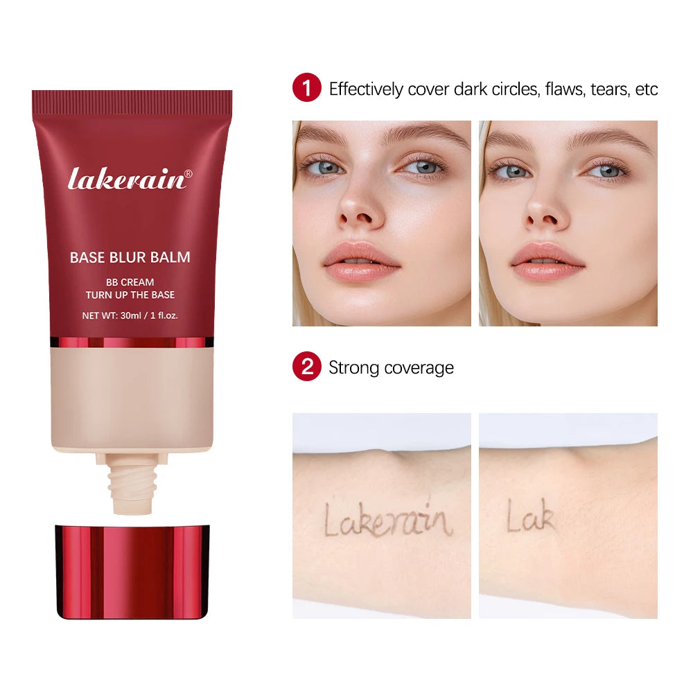 Base Blurring Foundation 5Colors Long Lasting 24H Control Oil Smooth Matte Balancing Shine Base Bronze Cosmetics Makeup Oasis Select