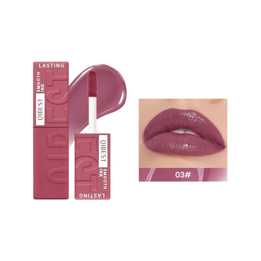 QIBEST Mirror Watery Lip Glaze – Glossy Long-Lasting Lip Gloss