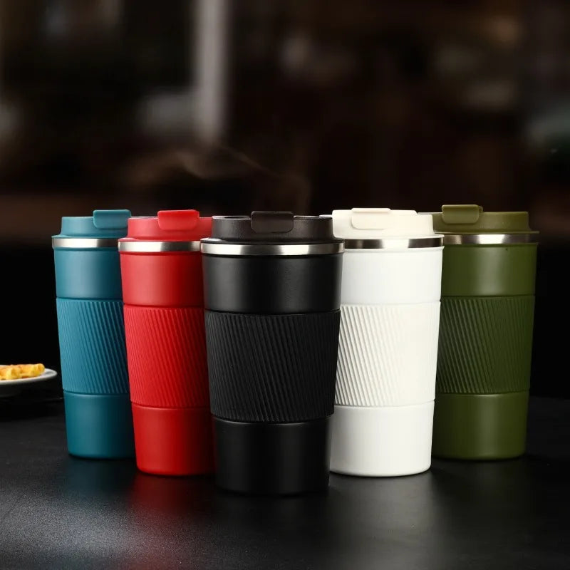380/510ML Stainless Steel Travel Mug, Double-Walled Vacuum Cup, Ideal for Hot and Cold Beverages, Gym, and Car Use Holiday Gift Oasis Select