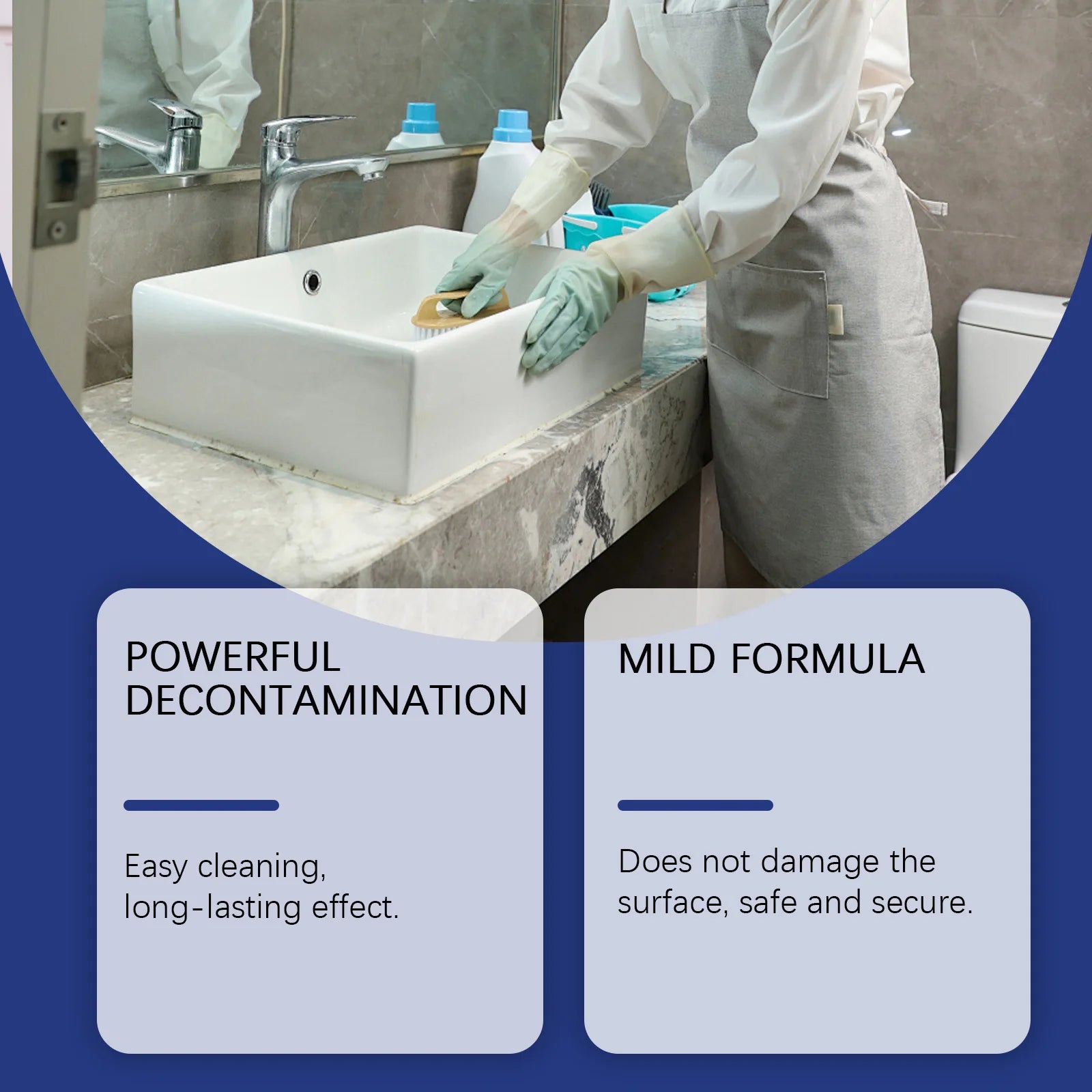 Stubborn Stains Cleaner Quickly Remove Bathroom Foam Cleaner Spray Descaling Cleaning Agent for Glass Wash Basin Stainless Steel Oasis Select