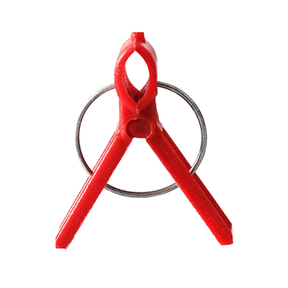 50 Pcs Plant Grafting Clip Plastic Gardening Tool Vegetable Fixed Garden Tools Anti-fall Clamp for Vegetables Tomato Watermelon Oasis Select Round Australia