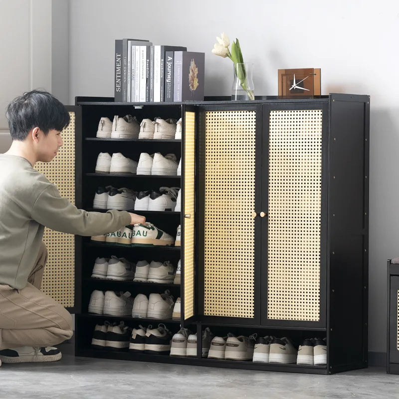 Shoe rack at the door of the household, storage artifact, space-saving simple interior, good-looking and dustproof dormitory Oasis Select