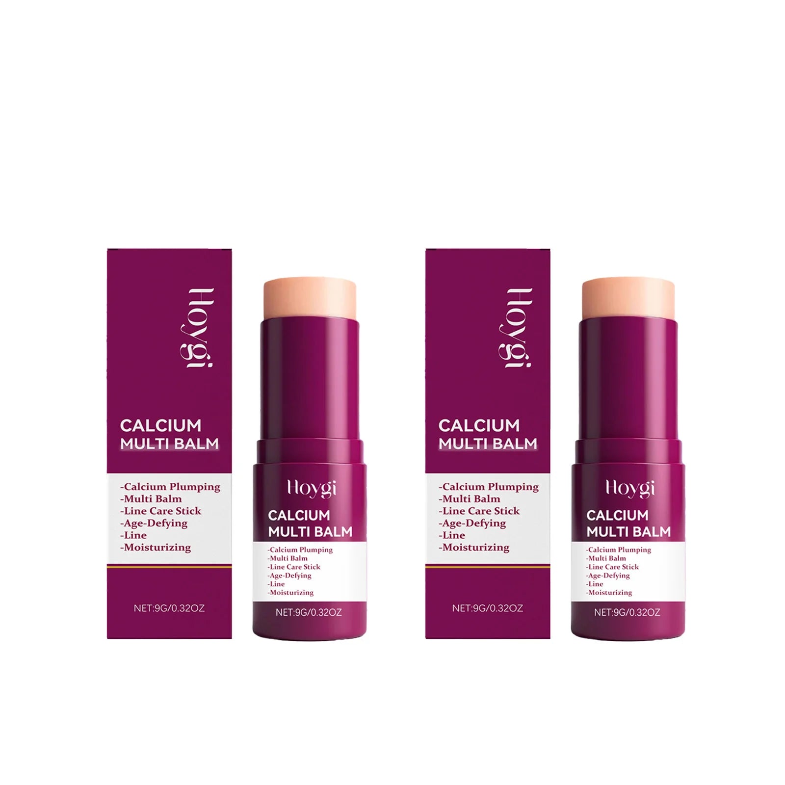 Calcium Multi Balm Stick Firming Lightweight Hydrating Face Balm Tightening Smoothing Moisturing Stick Skincare Balm Oasis Select 2pcs