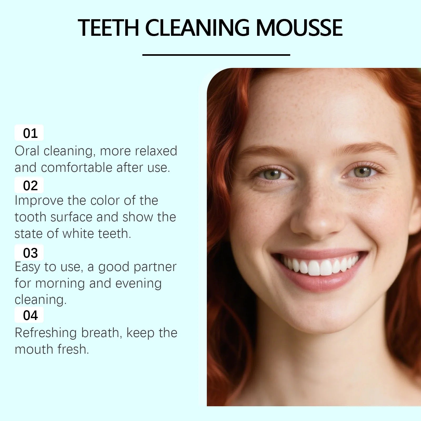 Tooth Cleaning Mousse – Stain Removal & Fresh Breath Daily Oral Care Mousse Oasis Select